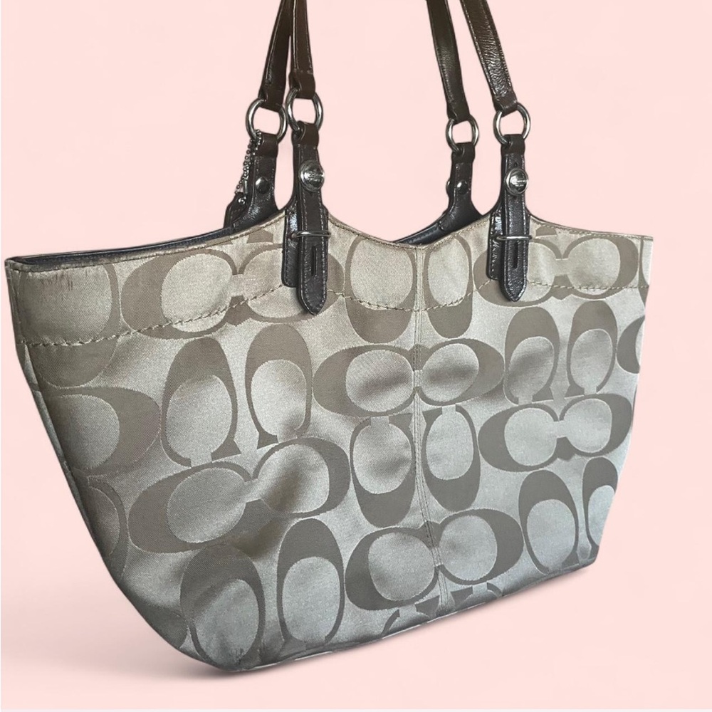 👜 COACH Signature Canvas Tote Bag